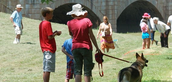 Monocacy-Aqueduct-Crowd-Dog