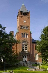 red brick courthouse